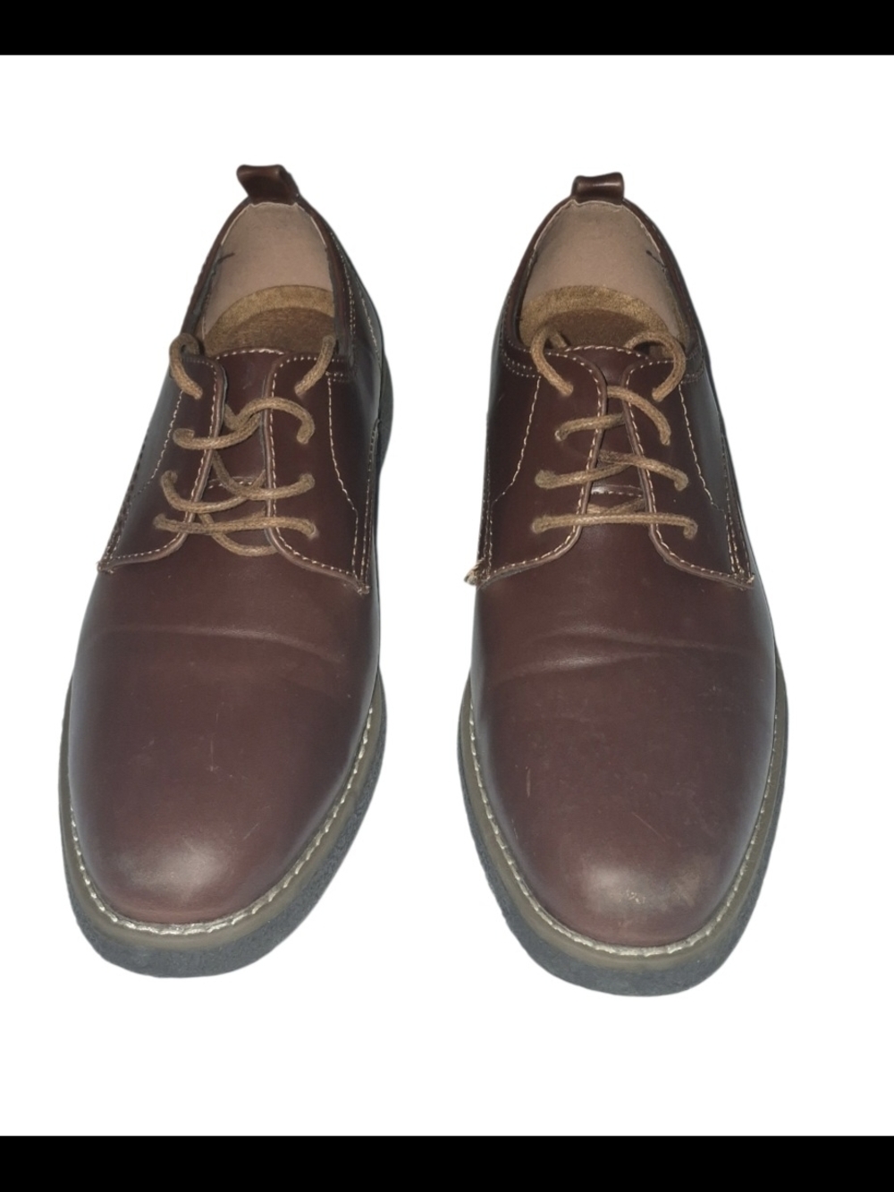 Deer Stags Men's Dark Brown Lace-Up Oxfords